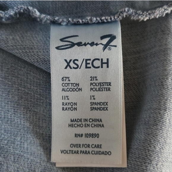 Seven7 Light Blue Denim Jacket NEW - Picture 4 of 6